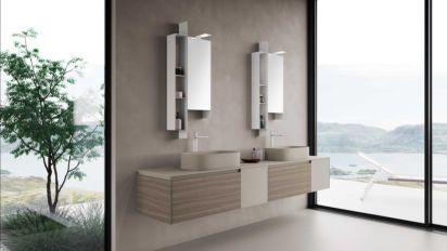 Mobili da Bagno con Maniglia a Gola